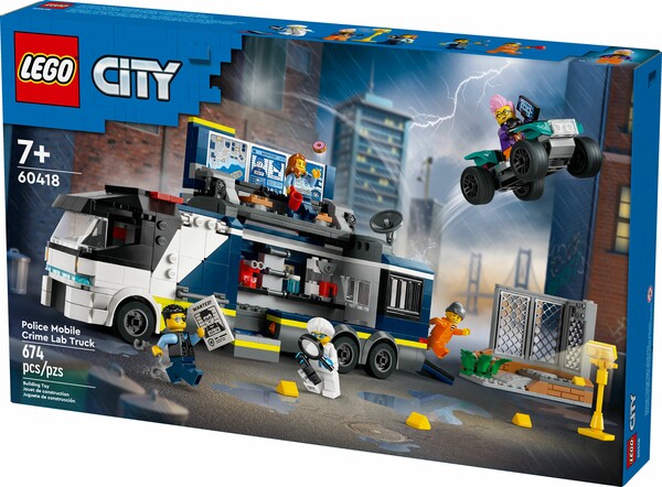 LEGO LEGO 60418 Le laboratoire de police scientifique mobile 673419388931