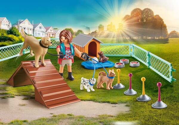 Playmobil Playmobil 70676 Set cadeau Educatrice et chiens 4008789706768