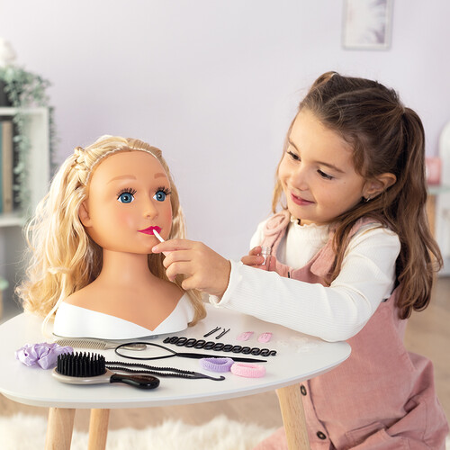 Smoby Tête à coiffer et accessoires 3032163203179