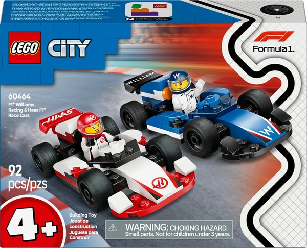 LEGO LEGO 60464 Voitures de course de F1® Williams Racing et Haas F1® 673419403672