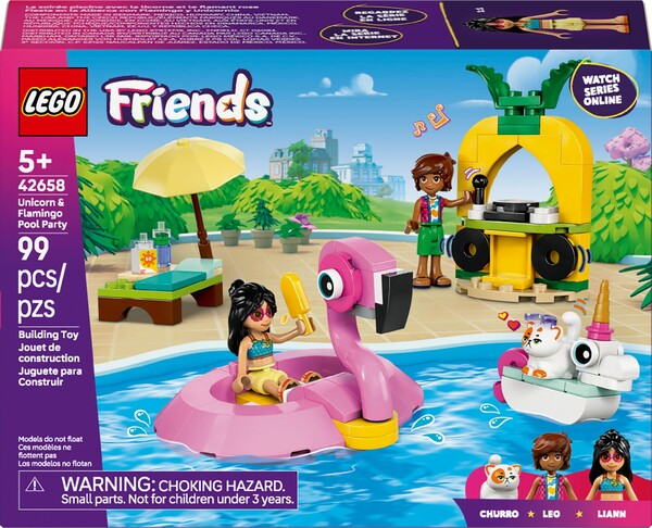 LEGO LEGO 42658 Fête dans la piscine avec les bouées licorne et flamant rose 673419404549
