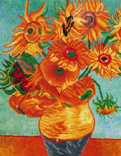 Diamond Dotz Broderie diamant Tournesols (Sunflowers) (Van Gogh) Diamond Dotz (Diamond Painting, peinture diamant) 4897073241067