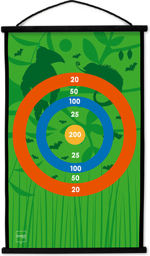 Scratch Scratch jeu de dards/fléchettes à ventouse double-face Toucan 5414561820536