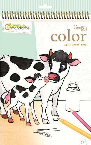 Avenue Mandarine Avenue Mandarine - Graffy Color "Animaux Ferme Maman/Bébé" 3609510521042