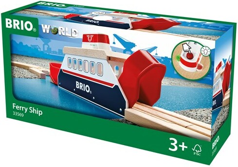 Brio Train Brio Train en bois Navire de transfert son et lumières 33569 7312350335699