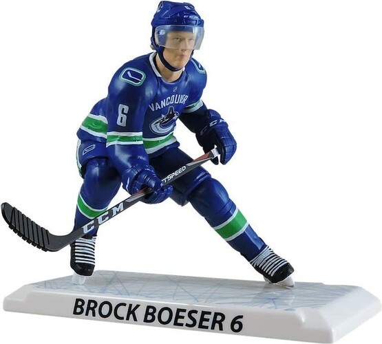 NHL Hockey Figurine LNH 6'' Brock Boeser - Canucks de Vancouver (no 6) 672781306802