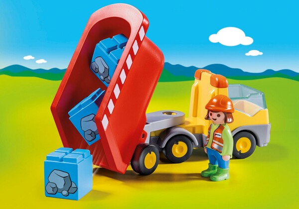 Playmobil Playmobil 70126 1.2.3 Camion benne 4008789701268