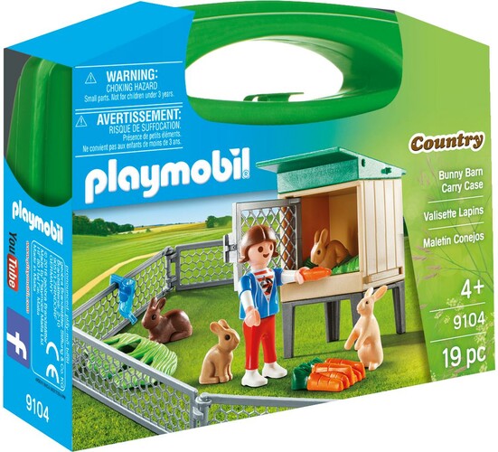 Playmobil Playmobil 9104 Mallette transportable Lapins 4008789091048