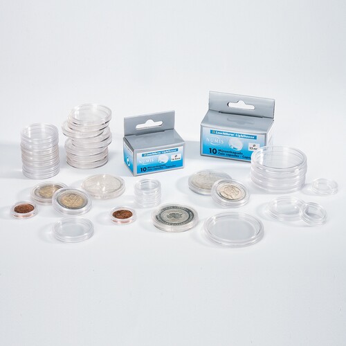 Lighthouse Publications, Inc. monnaie capsules de monnaie 24mm paquet de 10 (0.25$)-numis 4004117141119