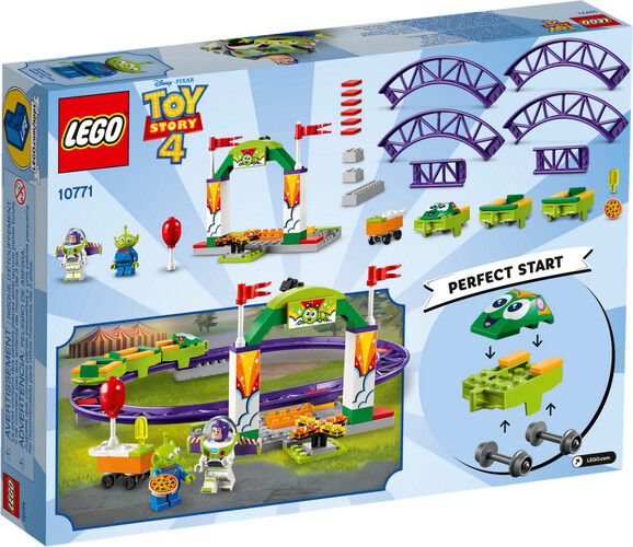 LEGO LEGO 10771 Juniors Le manège de la fête foraine, Histoire de jouets 4 (Toy Story 4) 673419311885