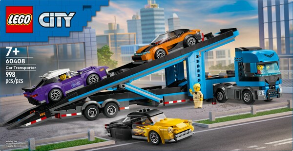 LEGO LEGO 60408 Le transporteur de véhicules avec voitures de sport 673419388436