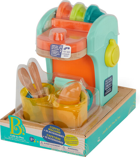 B. Brand B.Toys - set de machine à café en bois "café au play" 062243446427