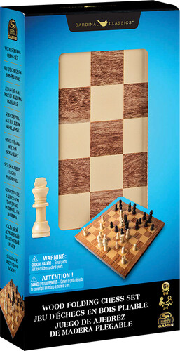 Cardinal jeu d'échecs en bois pliable 10681147035833