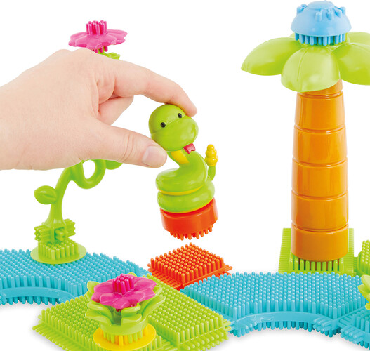 B. Brand Bristle Blocks - Seau aventure à la jungle 128 pièces 062243253711