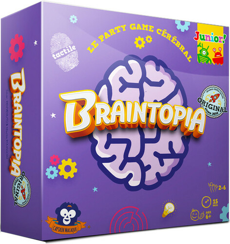 Captain Macaque Braintopia / Cortex junior (fr/en) 3770004936298