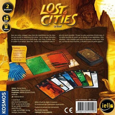 iello Les cités perdues - Le duel (Lost Cities) 3760175515507