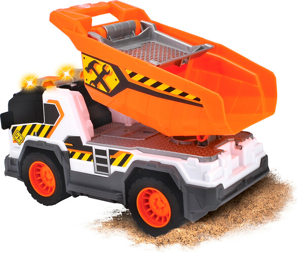 Dickie Toys City Heroes - Camion-benne Son et lumière 30 cm 4006333088650