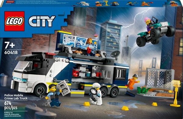 LEGO LEGO 60418 Le laboratoire de police scientifique mobile 673419388931