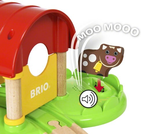 Brio Train Brio Train en bois Ma première ferme sonore BRIO 33826 7312350338263