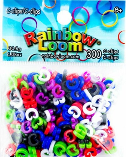 Rainbow Loom C-Clips colorés pour élastiques à bracelet 812317021278