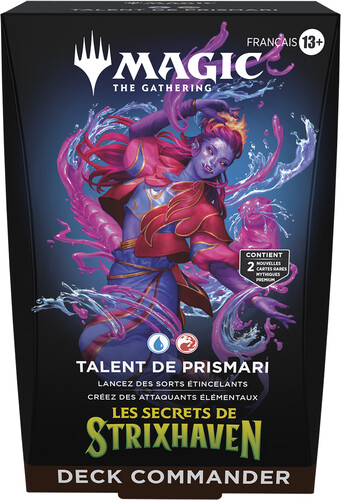 Wizards of the Coast MTG secrets of strixhaven - commander prismari (francais) MTG