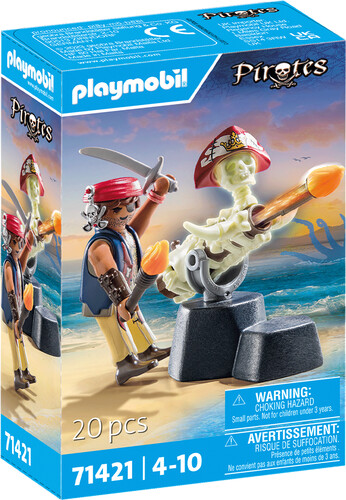 Playmobil Playmobil 71421 Canonnier des pirates 4008789714213