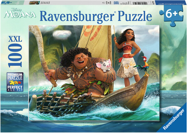 Ravensburger Casse-tête 100 XXL Moana Vaiana et Maui 4005556107193