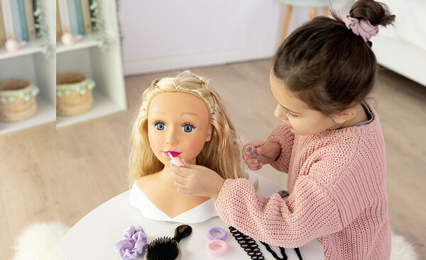 Smoby Tête à coiffer et accessoires 3032163203179