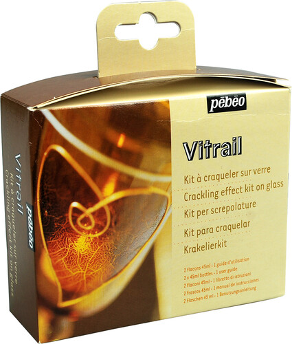 pébéo Peinture vitrail ensemble à craqueler 3167860068100