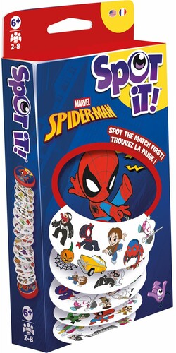 Zygomatic Spot it! / dobble (fr/en) Spiderman (Blister-Eco) 3558380135975