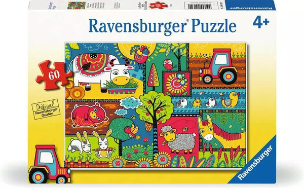 Ravensburger casse-tête Casse-tête 60 Une journée à la ferme 4005555041320