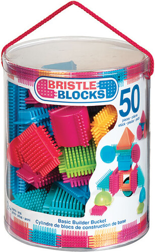 Battat Bristle Blocks - Seau de base 50 pièces 062243254268