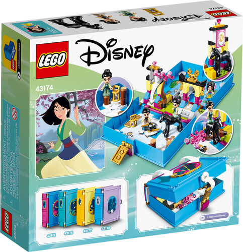 LEGO LEGO 43174 Princesse Les aventures de Mulan dans un livre de contes 673419319676