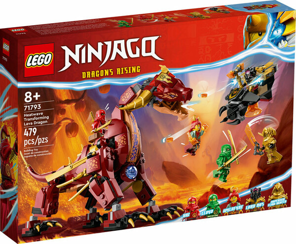 LEGO LEGO 71793 Le dragon de lave transformable de Heatwave 673419375696