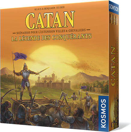 KOSMOS Catan (fr) ext Villes et Chevaliers scénarios La Légende des Conquérants 8435407627307