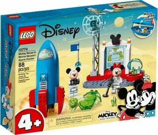 LEGO LEGO 10774 La fusée spatiale de Mickey Mouse et Min 673419339797