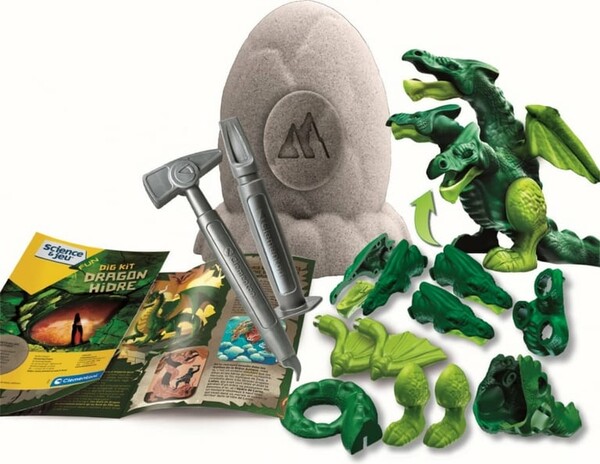 Clementoni S&J Fouille Oeuf Légendaire - Dragon à 3 têtes 8005125527328