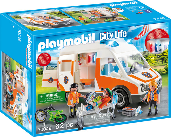 Playmobil Playmobil 70049 Ambulance et secouristes 4008789700490