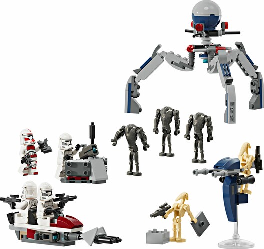 LEGO LEGO 75372 Pack de combat des Clone Troopers™ et Droïdes de combat 673419389457
