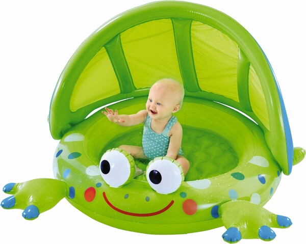 Early Learning Centre (ELC) Pataugeoire pour bébé grenouille et pare soleil (piscine) 5050048057912