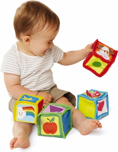 Earlyears Blocs souples animaux pour bébé (cubes) 020373003002