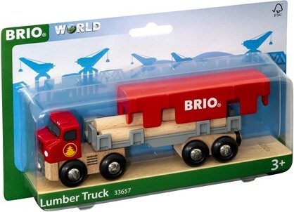 BRIO Brio Train en bois Camion de transport de bois 33657 7312350336573