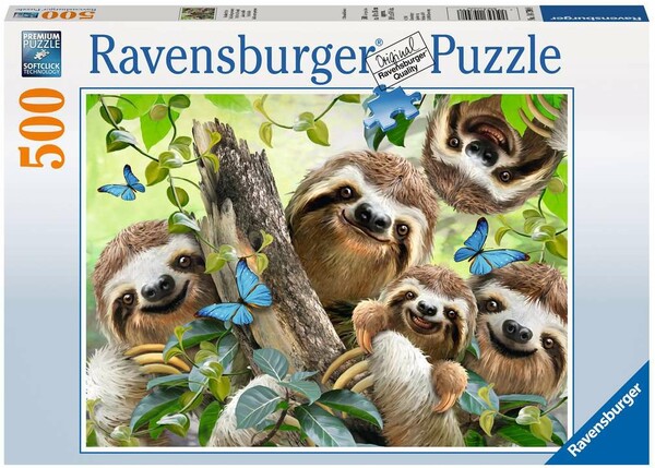 Ravensburger Casse-tête 500 Autoportrait de paresseux 4005556147908