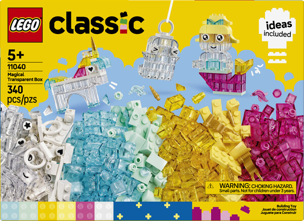 LEGO LEGO 11040 La boîte de briques transparentes magiques 673419407090