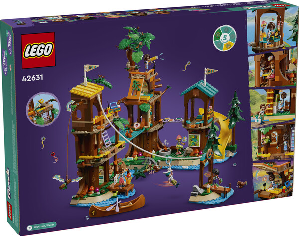 LEGO LEGO 42631 La cabane dans l’arbre du camp d’aventure 673419390408