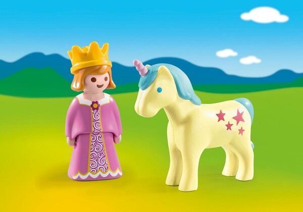 Playmobil Playmobil 70127 1.2.3 Princesse et licorne 4008789701275