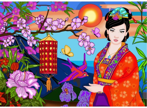 Jacarou Broderie diamant Hiroko 750122797189