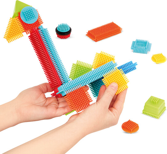 Battat Bristle Blocks - Seau de base 50 pièces 062243254268