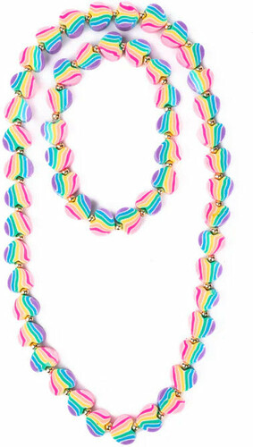 Creative Education Heart of Many Colours Necklace & Bracelet 771877861703