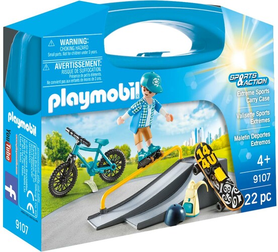 Playmobil Playmobil 9107 Mallette transportable Sports extrêmes 4008789091079